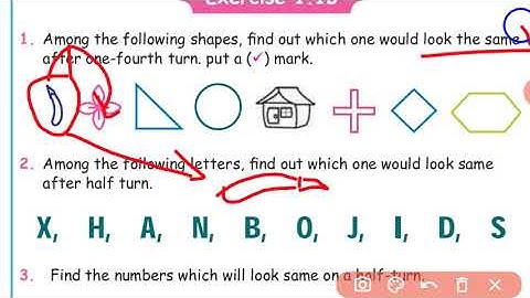 5th Maths | Term-1 | Unit-1 | 1.1b | Rotations