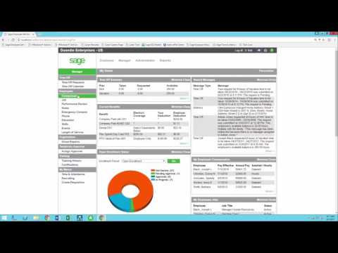 Quick Sage HRMS Employee Self Service Overview