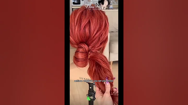 Elegant Messy Super Easy Low Bun | Hair Hack | Pag...