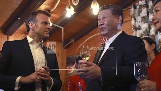 Xi e Macron despedem-se nos Pirenéus