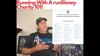 Running With A Charity At A runDisney Event 101!
