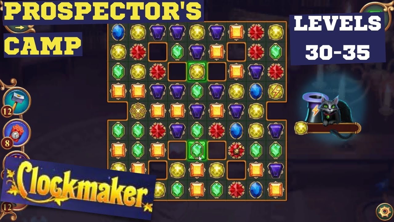 How to play Clockmaker Gold Rush area Prospector's Camp levels 30-35 ...