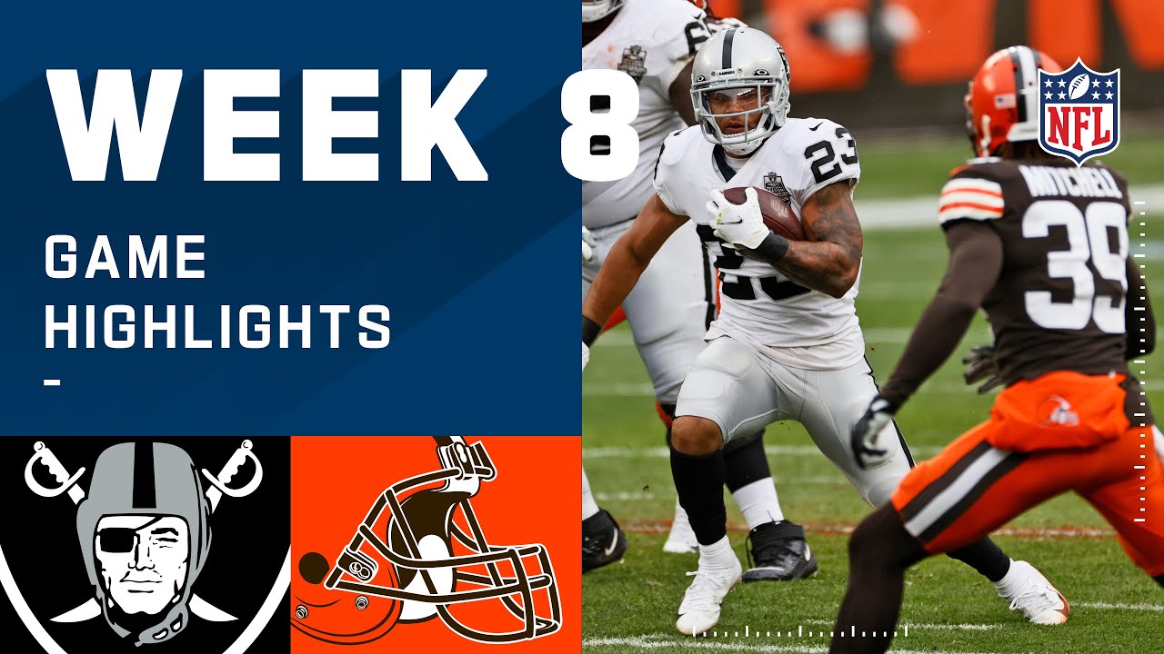 Raiders vs. Browns Week 8 Highlights NFL 2020 YouTube