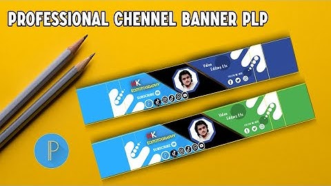 YouTube Channel Art Banner Template | Pixellab PLP File | Sk EditoGraphy