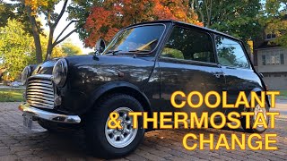 Classic Mini: Coolant Flush & Thermostat Change