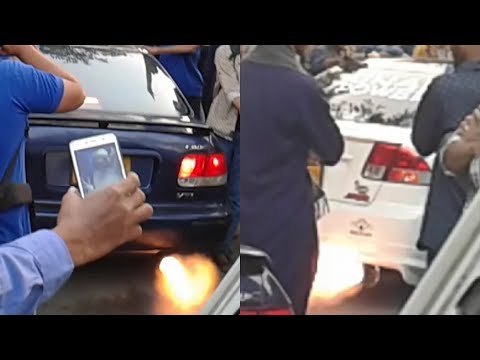 1996-honda-civic-ek-vs-2006-honda-civic-es-|-backfire-battle!!!!-|-pakwheels-karachi-auto-show-2018