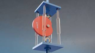 #117 Cam Between Friction Rollers Valve Motion – 507 Mechanical Movements 3D Animation