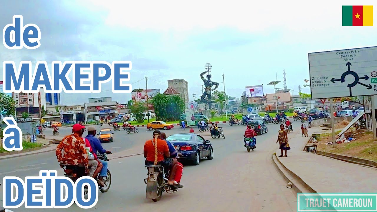 (Douala - Cameroun) De Makepe à Deïdo - Trajet Cameroun