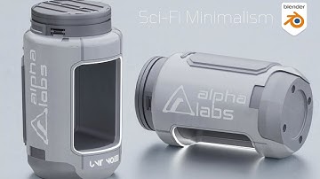 Create This Sci-Fi Minimalistic Canister in Blender
