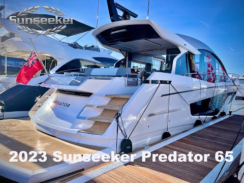 2023 Sunseeker Predator 65 Brand New Full Walk-Thru Tour Available Now!