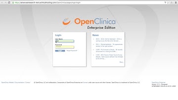Openclinica Login
