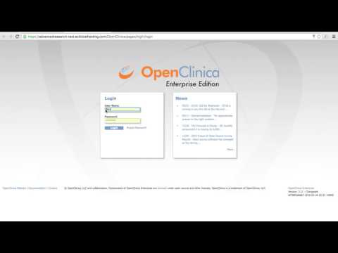 Openclinica Login