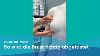 So wird die Brust richtig abgetastet