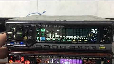 Pioneer DEQ-7600 DSP unit demo test @90sparts