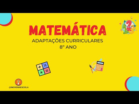 Matemática 8º ano - Atividades Adaptadas