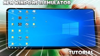 💥New Windows 11 Emulator For Android | Working All Device Tutorial