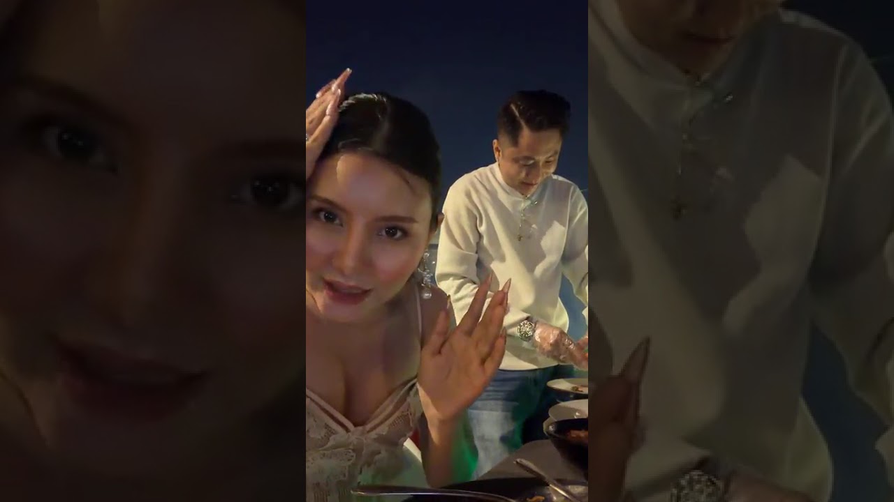 မြတ်သူသူတို့ လင်မယားတွေ ဘန်ကောက်မှာ ညစာစားနေကြတာပါ 😍😍