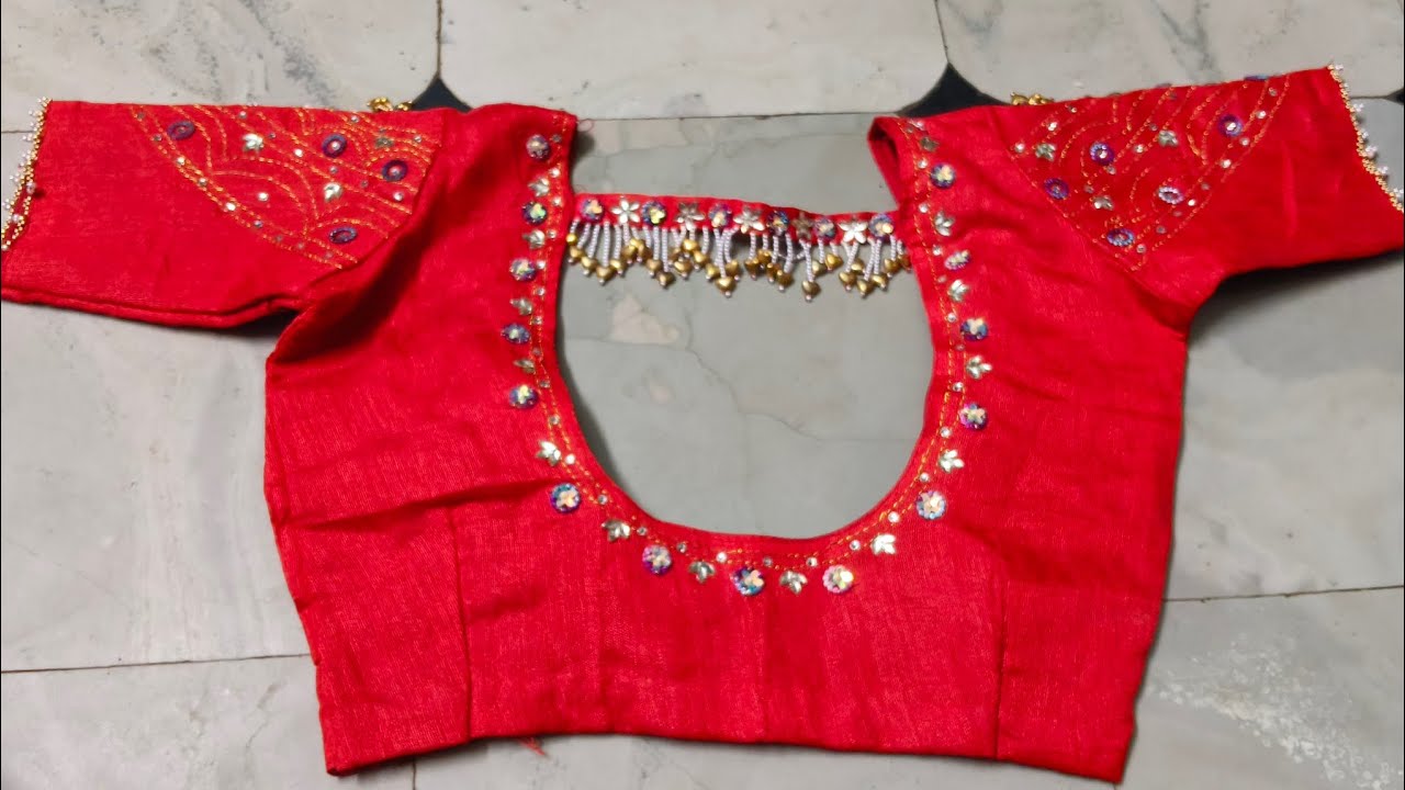Sewing machine using blouse design