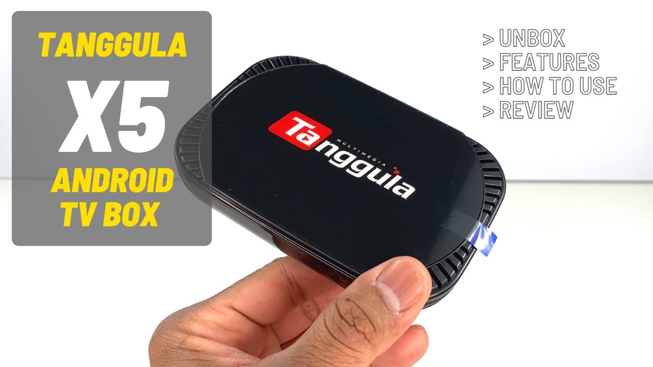 Tanggula X5 Android 11 IPTV Box with Remote, 128GB