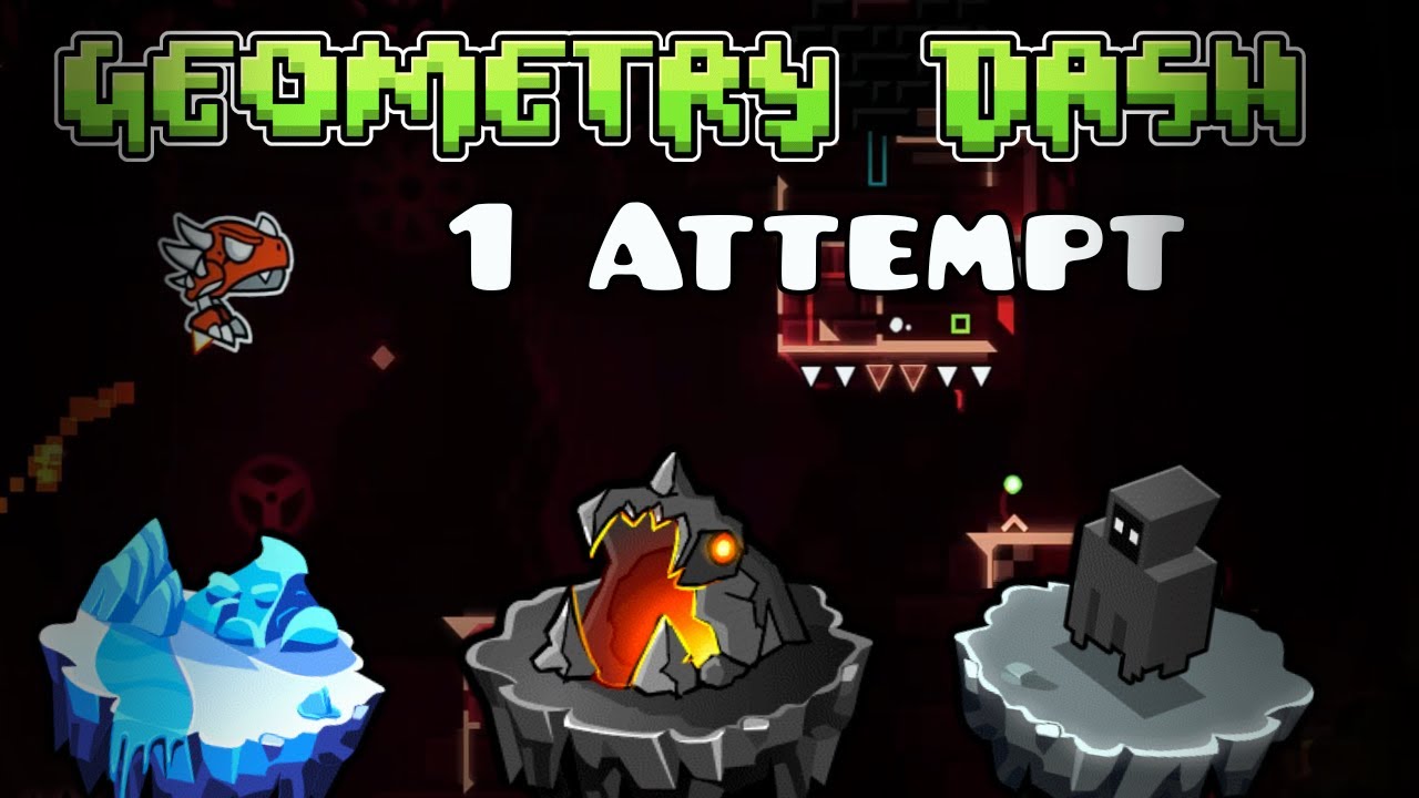 I tried the 1 Attempt Gauntlet Challenge | Geometry Dash 2.11 - YouTube