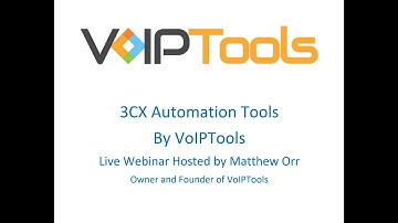 Automation Tools by VoIPTools | Live Webinar Hosted October 13th 2022