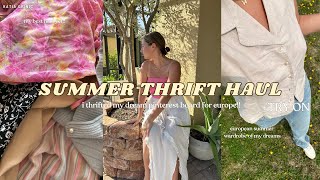 aesthetic summer thrift haul + try on | i thrifted my dream pinterest board!!!