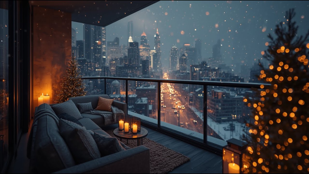 Gemütliche Winternacht in der Stadt ❄️🌆 | Lofi Chill Beats zum Entspannen, Lernen & Abschalten
