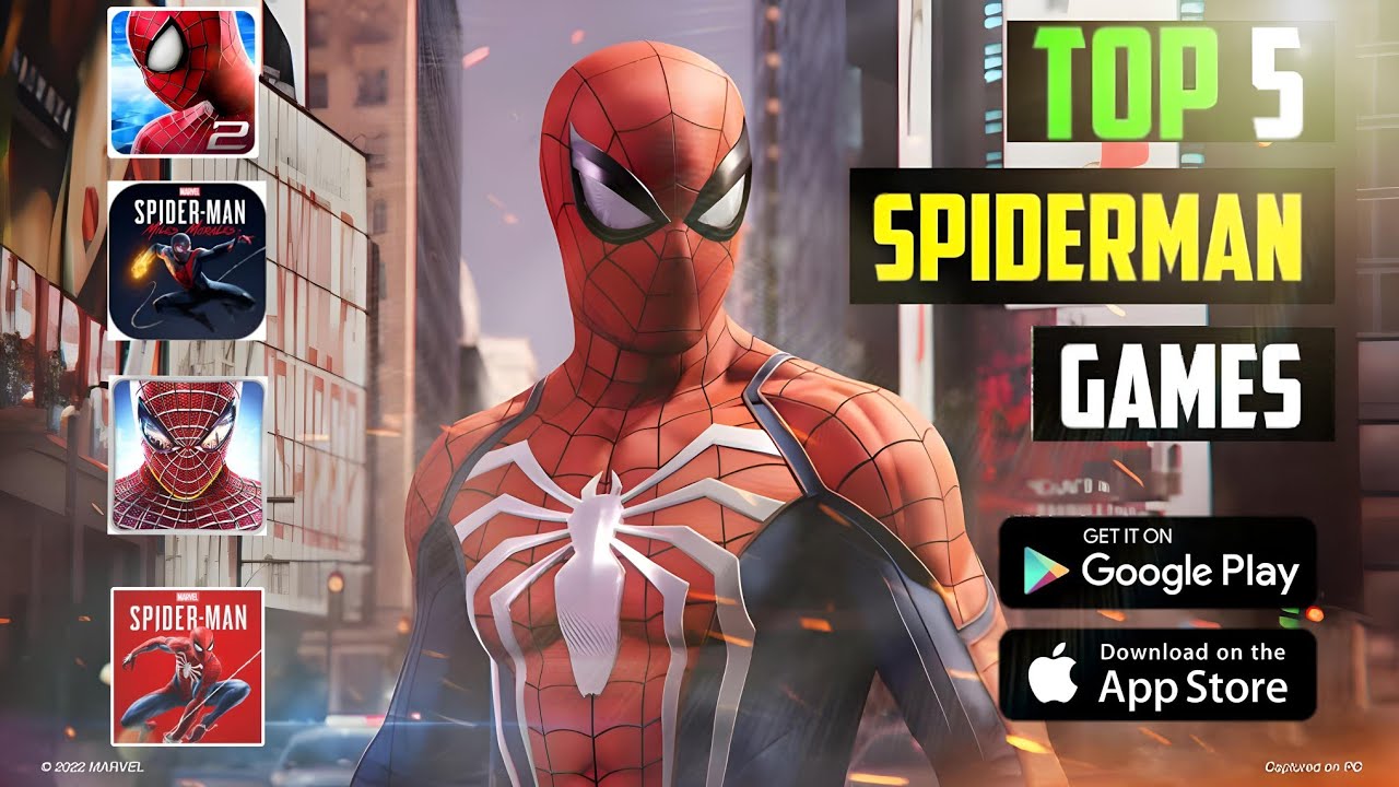 Top 5 SpiderMan Games in Mobile Best Mobile Spider Man Games 2023 Best