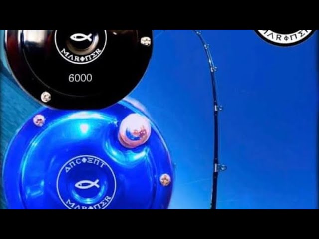 Blue – Ancient Mariner 6000 Left Hand Reel – Catfish & Crappie