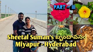 #Beautiful garden of Mrs.Sheetal Suman's Brindavanam -Miyapur - Part -3/Terrace Garden/Regs Gardener