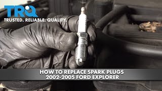 How To Replace Spark Plugs 2002-2005 Ford Explorer