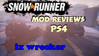 Snowrunner Mods PS4 | ix wrecker