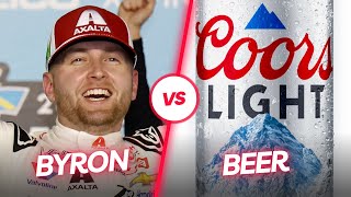 A Beer Can Ruined William Byron's Race!