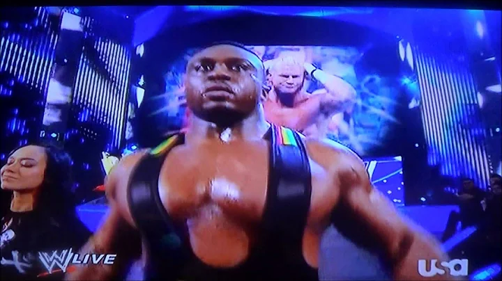 Big E Langston Accidentally Hits AJ Lee in the Thr...