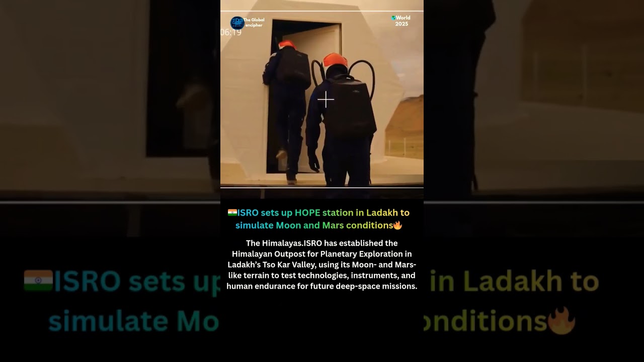 🇮🇳ISRO's HOPE in Himalayas: Mars Simulation in Ladakh's Tso Kar Valley! 🔥