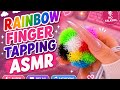Rainbow Finger Tapping ASMR for Deep Sleep 🌈😴