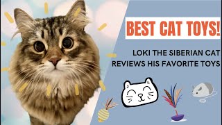 Loki's toy review! Siberian Cat favorite toys