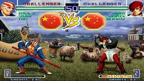 KOF 2002 - Lancer VS Ya Wang (丫王) FT10