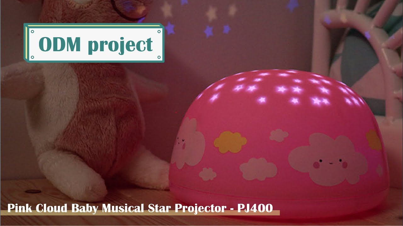 Pabobo Star Projector Pink en ligne Offre à PLUSTOYS