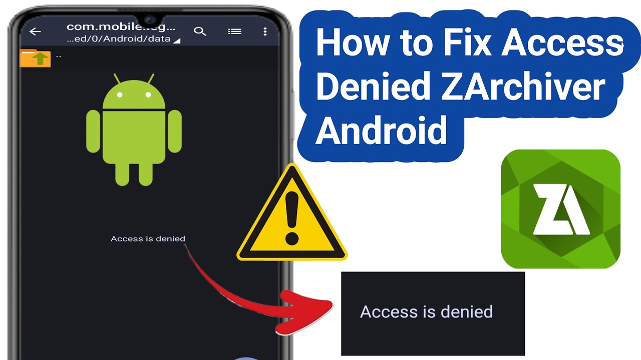 How to Fix “Access Denied” in ZArchiver 2026 - YouTube