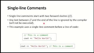 Comments In C