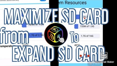 Paano mag expand Ng SD card sa 1 Click system para ma maximize Ang full storage Ng SD card.