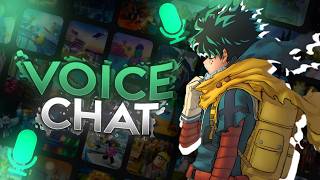 ME AVENTURANDO PELO VOICE CHAT DO ROBLOX 🎙️