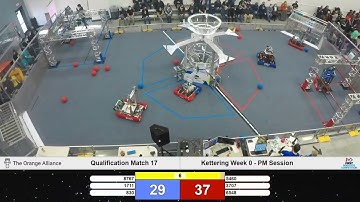 Match 17 | PM Session | Kettering Week 0 Rapid React | STATE CHAMPS! RoboZone