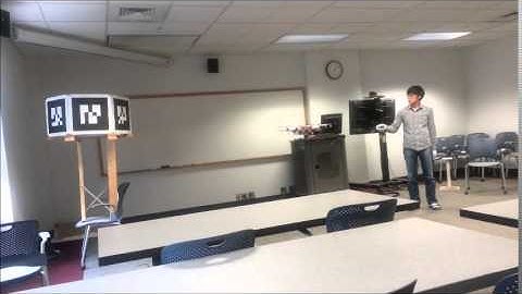 Pixhawk+PX4flow+LIDAR-lite+AR markers test #2