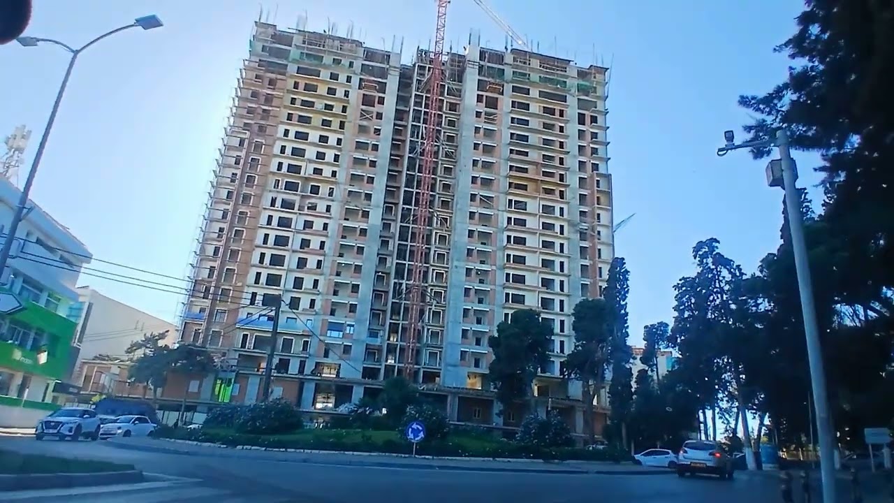 شاهدو اين وصل عدد الطوابق بأعلى برج قيد الإنجاز في الجزائر العاصمة  NEW TOWER 40 FLOORS IN ALGIERS