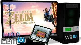 CEMU 1.10.0f Wii U Emulator - Zelda: Breath of the Wild (2017). Patches Comparison (1.0.0 - 1.3.1)
