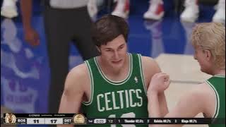 【2K25 NBA Full】All Time Boston Celtics vs All Time Detroit Pistons