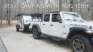Solo Camping with ROG 12BH | Travel Trailer | Snow Peak