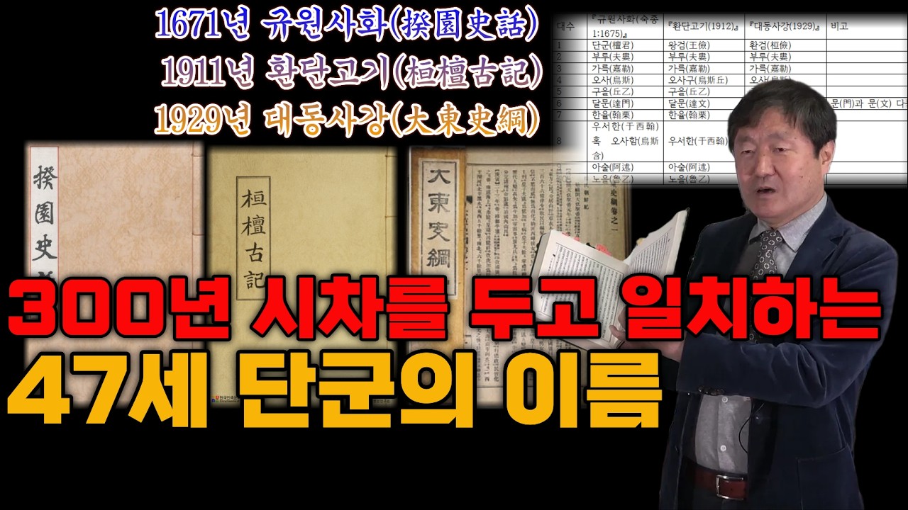환단고기 위서론을 반박한다 | 1675년 『규원사화』와 1929년 『대동사강』이 증명하는 단군 47… — Transcript